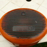 Orange casserole Le Creuset 50s