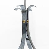 Space Age 1970 chrome steel four-legged lamp base