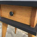 Vintage bedside feet compass restyled