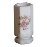 Pink alabaster vase