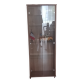 Wood and glass display cabinet