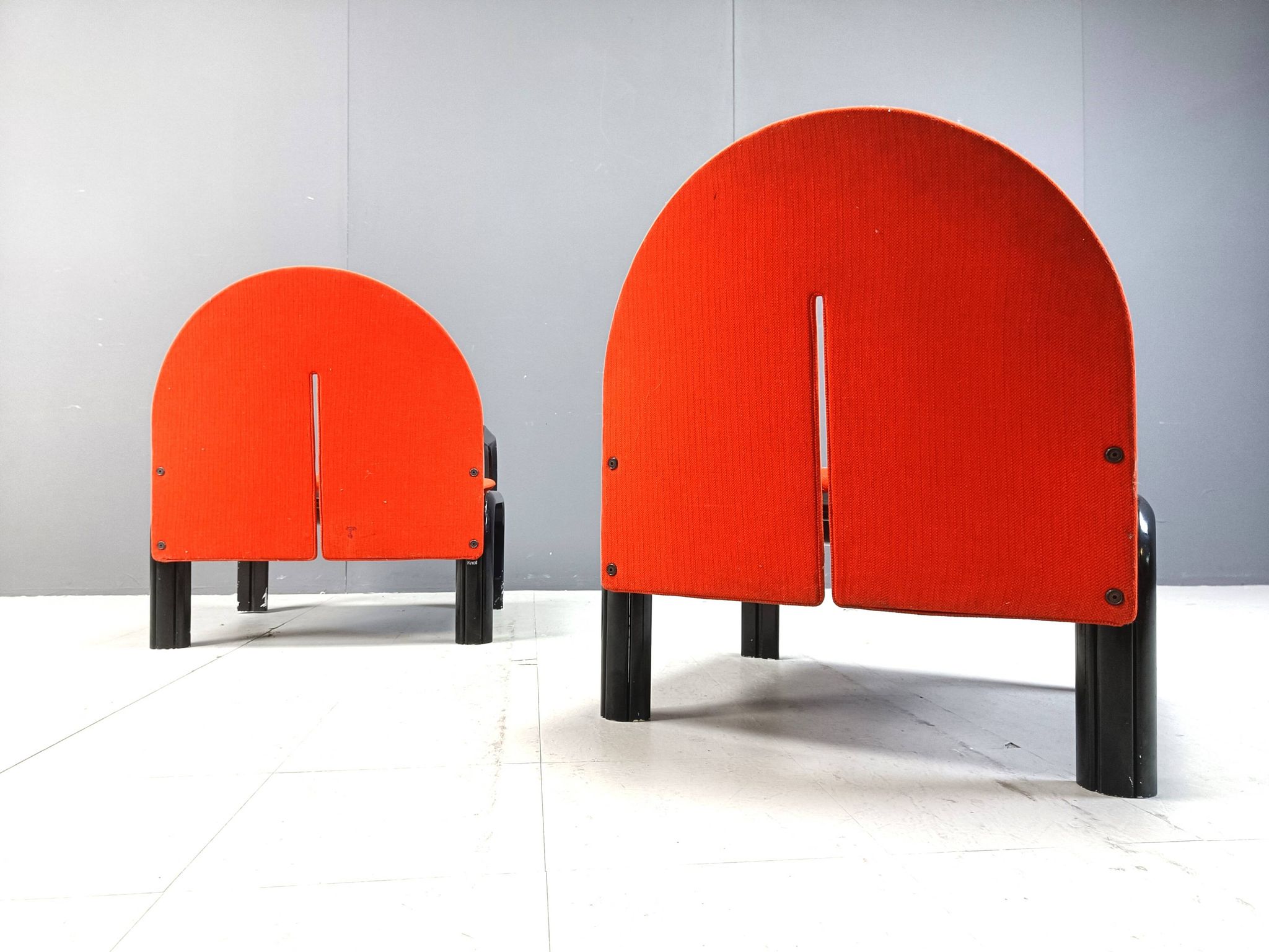 Pair of Gae Aulenti '54 L' Armchairs for Knoll International, 1970s