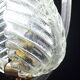 Lovely transparent Art Deco Barovier e Toso pendant light Murano glass, 1930s