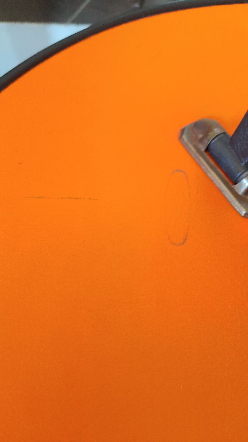 Hat box or bottle rack 70s