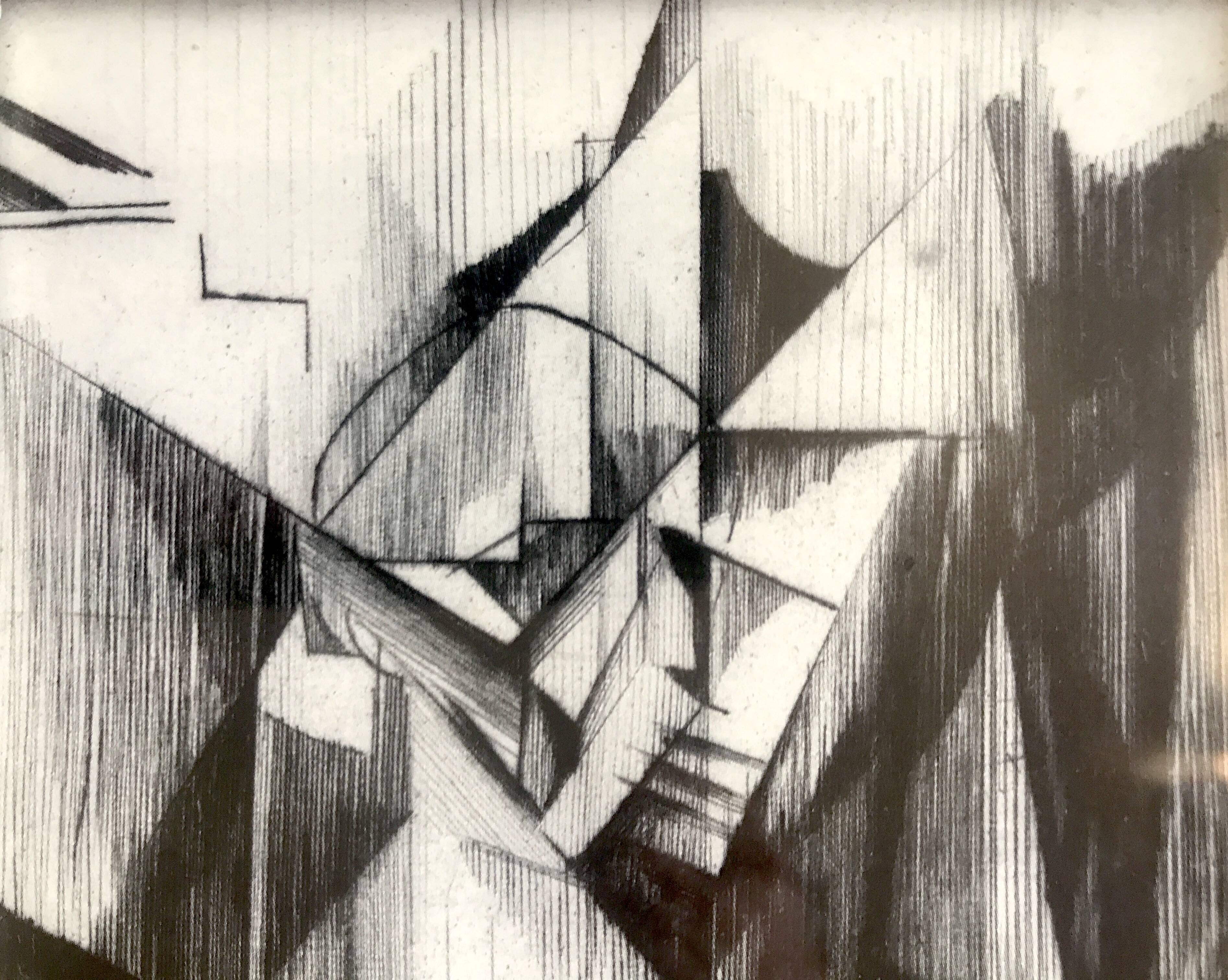 France MITROFANOFF, Untitled. Indian ink on paper. Small framed format.