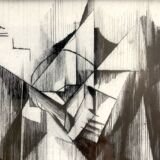 France MITROFANOFF, Untitled. Indian ink on paper. Small framed format.