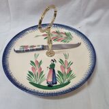 Henriot Quimper cheese platter