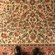 Pink and beige vintage carpet (198 x 286 cm)