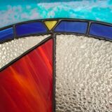 Stained glass window unique piece