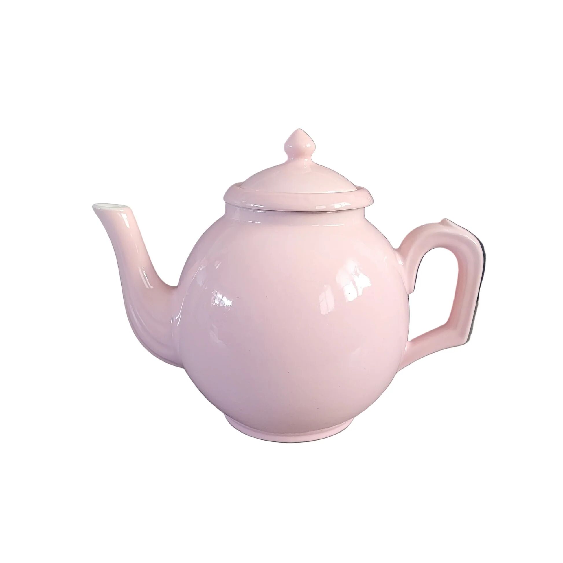 Antique pink porcelain teapot with filter - 1.5L - Ref 886