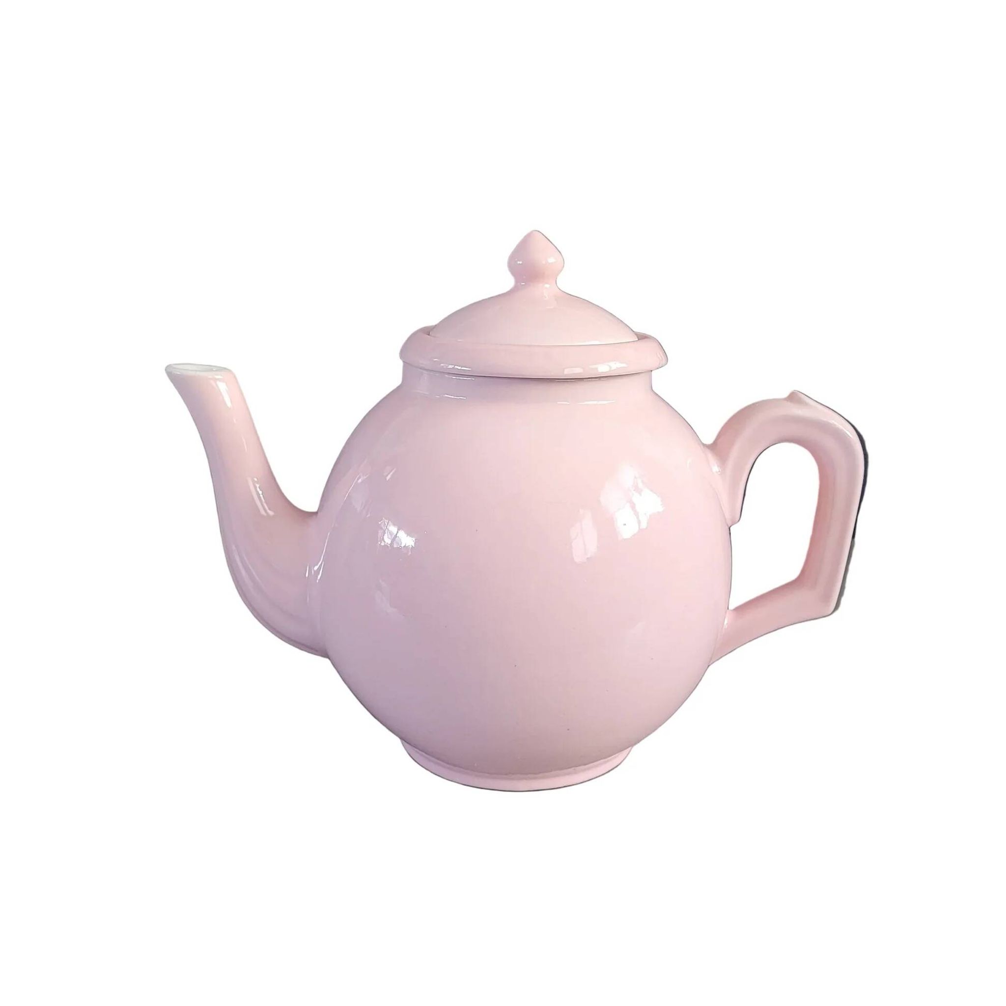 Antique pink porcelain teapot with filter - 1.5L - Ref 886