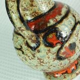 1960's vase u-keramik model 1809/18 exceptional glaze and colors