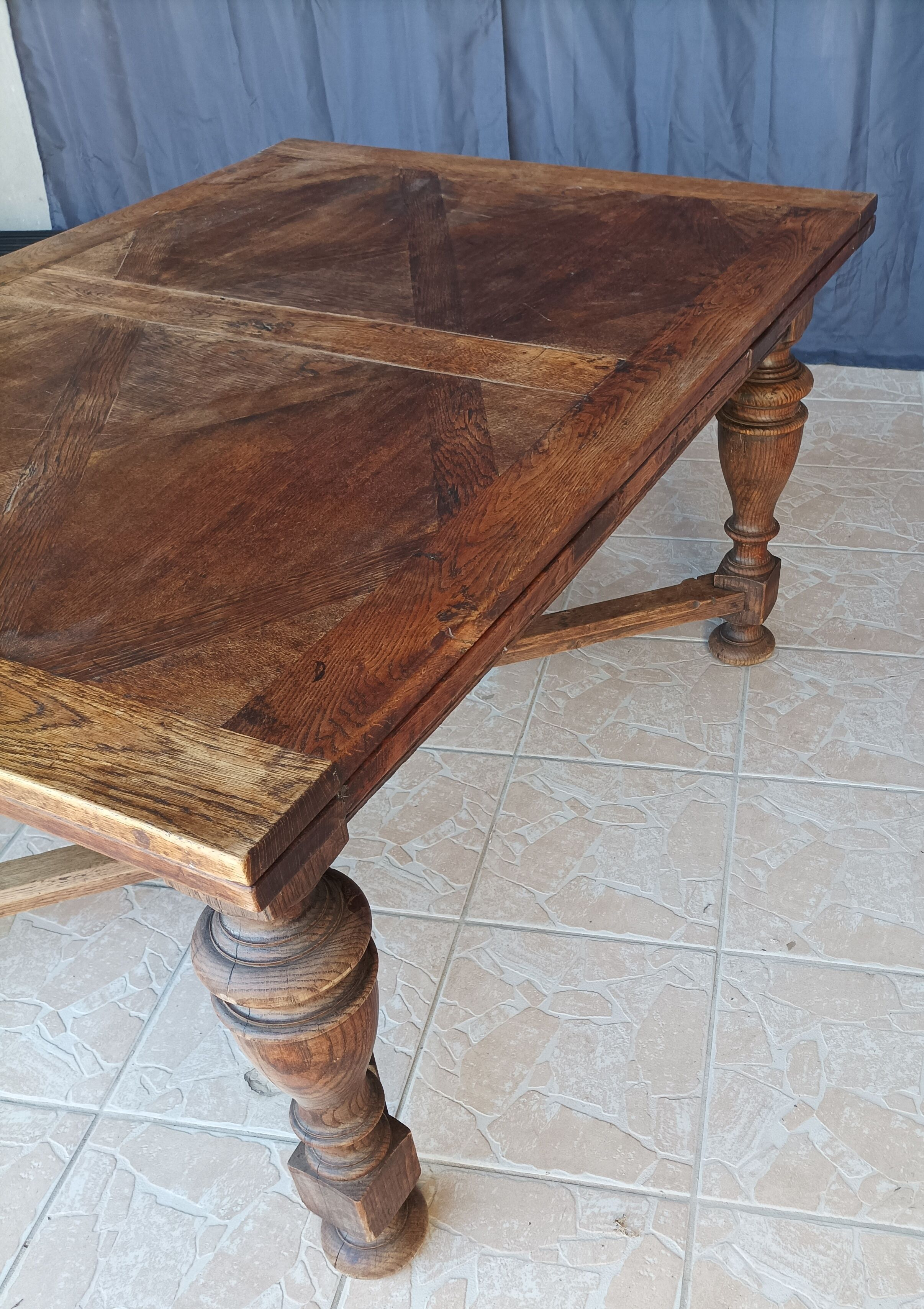 Rustic table XIXth in oak