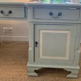 Desk, counter and solid wooden display