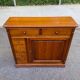 Solid wood shoe cabinet Louis Philippe Directoire 80s