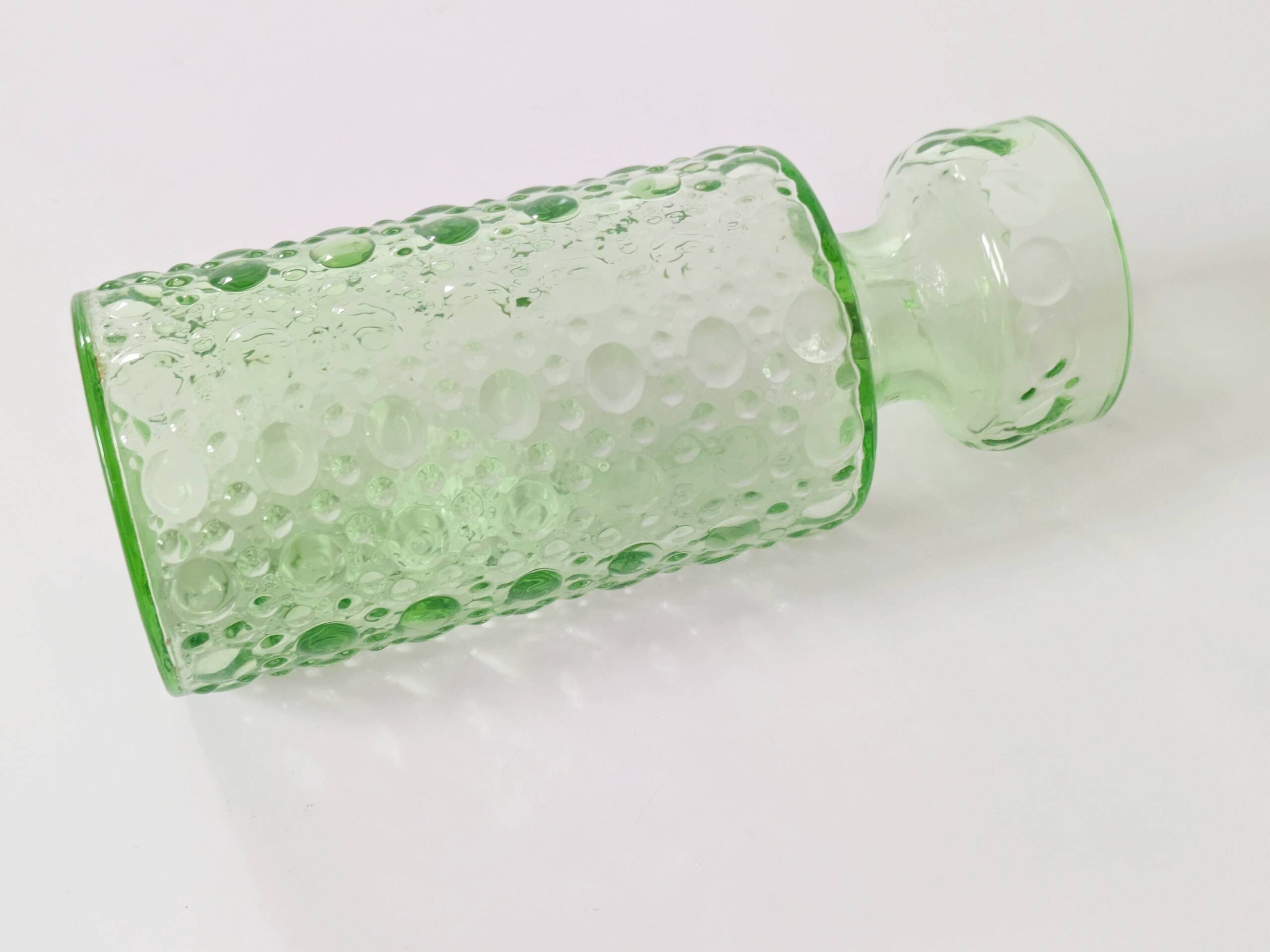 Vase à jacinthe vert, Herbert Kny, Allemagne, années 70