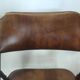 Rare suite de 3 chaises Samsonite 1977 assise marron