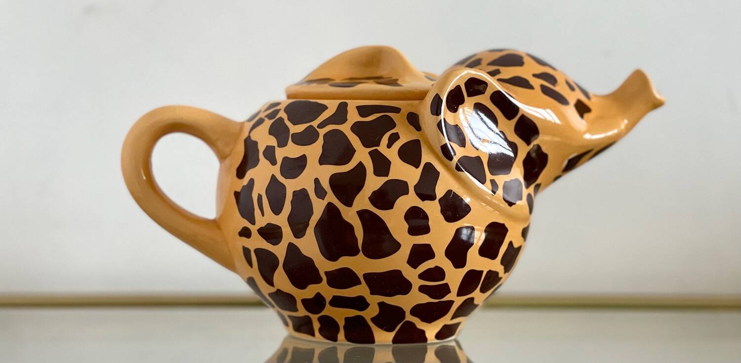 Théière éléphant 1980