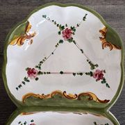 Vintage ceramic Italian aperitif plate