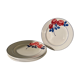 Set of 5 red pink HBCM plates