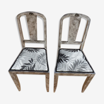 set of2 restyled chairs
