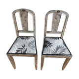 set of2 restyled chairs