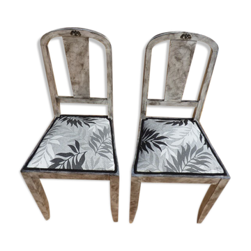 set of2 restyled chairs