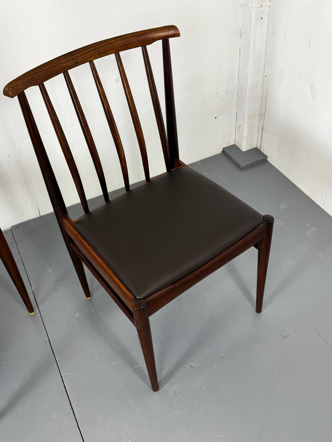 AWA Rosewood Danish design Dining Chairs, 1960s, Set of 3