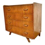 Vintage chest of drawers compass feet