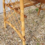 Rattan desk by Louis Sognot