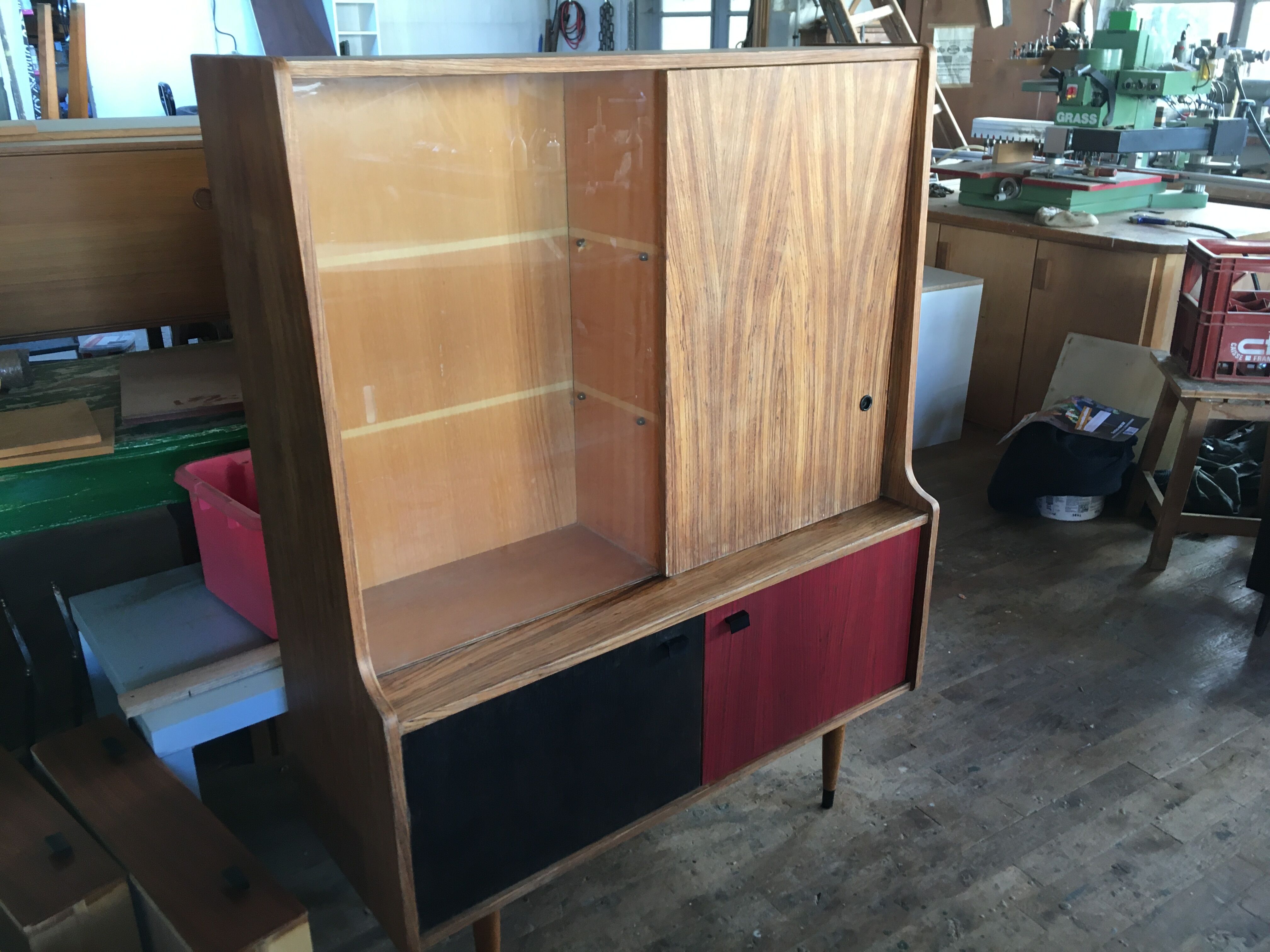 Enfilade haute en palissandre vintage 1960