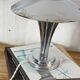 Lampe de bureau en inox ou métal chromé modèle champignon