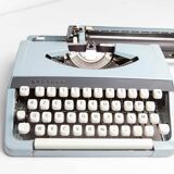 Sky Blue Brother Typewriter from 1980