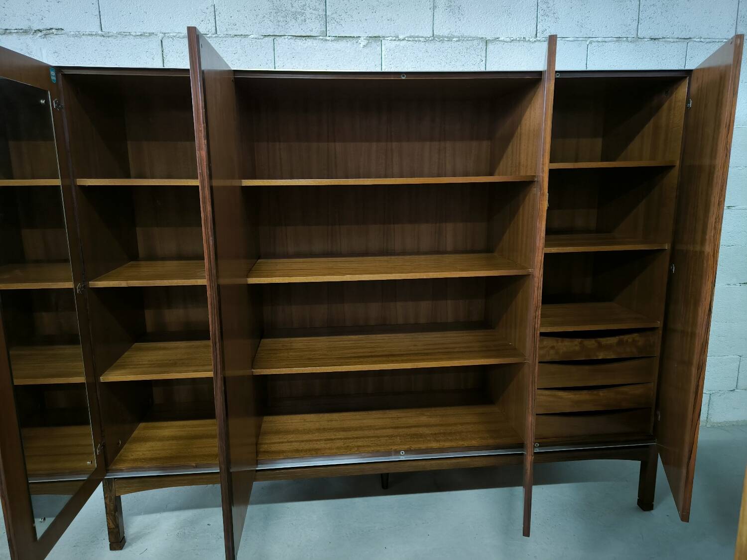 Vintage Scandinavian Rosewood Wardrobe