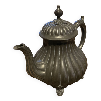 Old tea pot pewter Sheffield