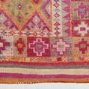 3x13 Pink Hallway Turkish Runner Rug,94x409Cm