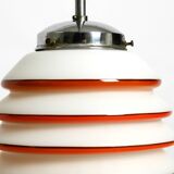 Beautiful rare original glass ceiling lamp from the 1930s