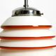 Beautiful rare original glass ceiling lamp from the 1930s