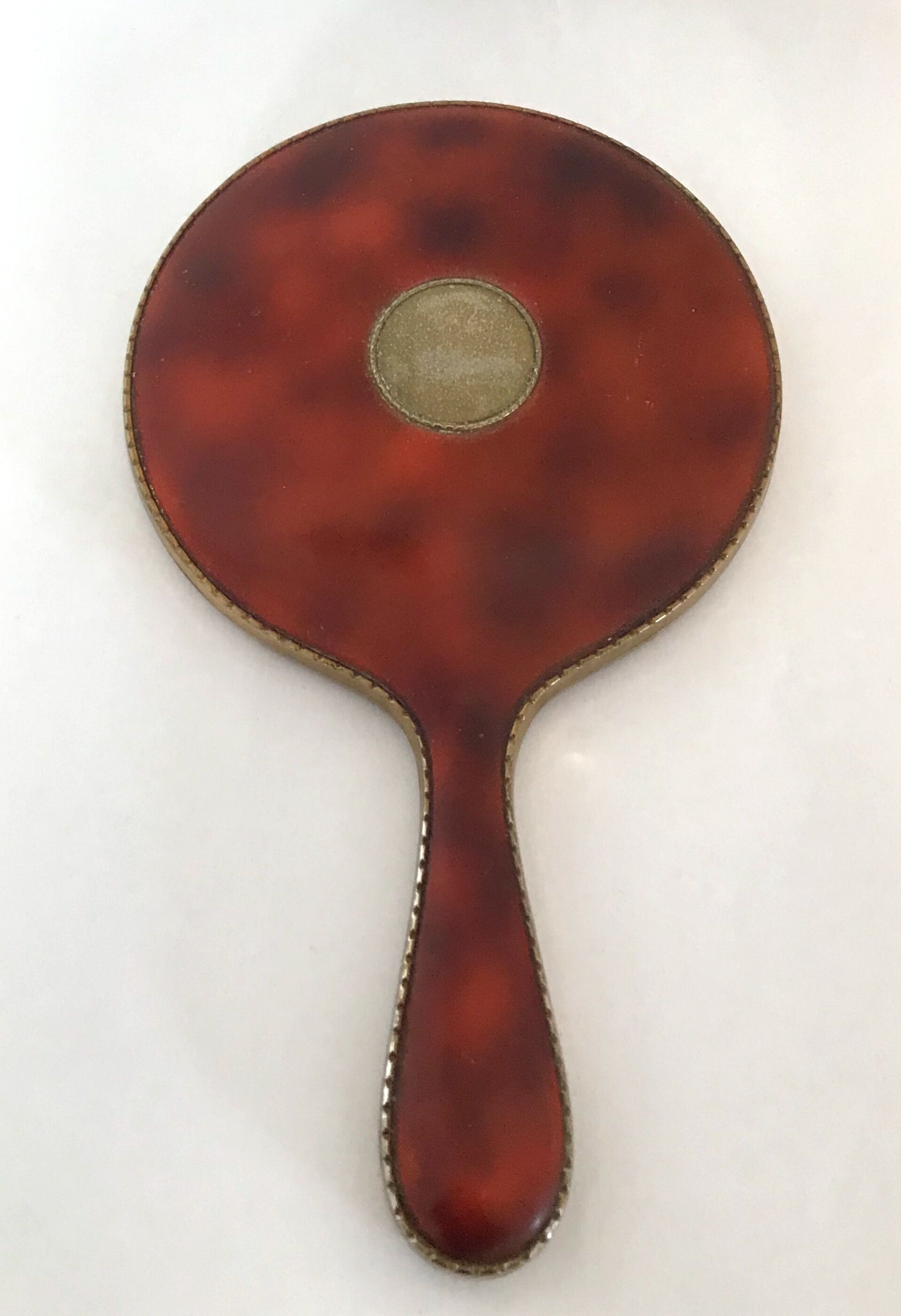 Round hand mirror 13x23cm