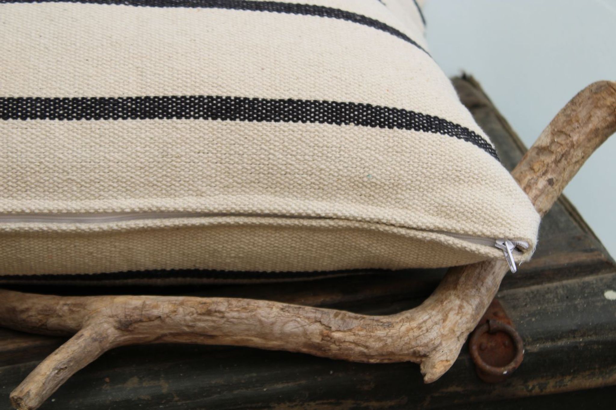 Striped cushion