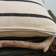Striped cushion