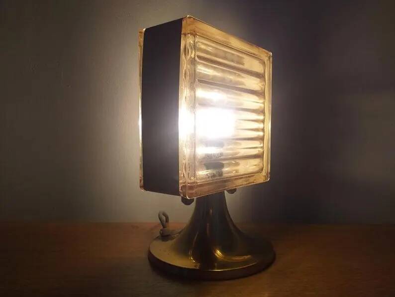 Lampe de table mid-century rare, années 1960