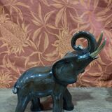 Art Deco ceramic elephant statue