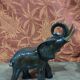 Statue en céramique éléphant art déco