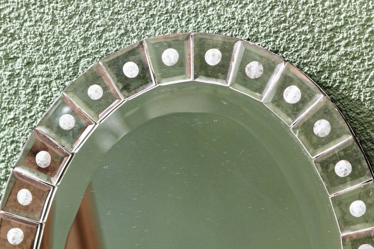 Beveled glass mirror and glass plates