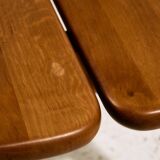 MK10590 Alder wood dining set by Erwin Berghammer for Team 7, Set of 7