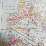 Old map of the Roman Empire from 1928