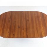 Danish round dining table in teak 1960s