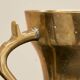 Antique brass jug, 19th century.