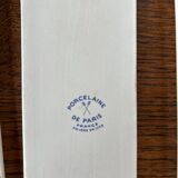 Plaque de propreté en porcelaine XIXeme